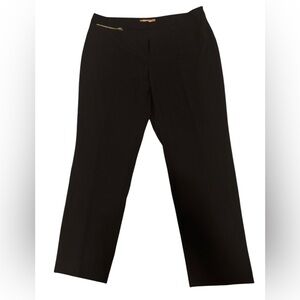 Ellen Tracy Black Slim-Fit Ankle Pants - Size 14